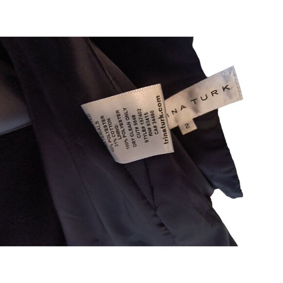 Trina Turk Floral-Print Mid-Length Jacket Women's Size 2 Like New condition - Picture 13 of 16